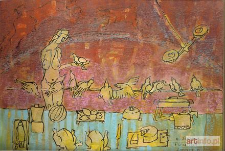 ŻUREK Andrzej | Martwa natura z papugą