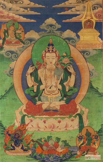 AUTOR nierozpoznany | Thangka, XX w.