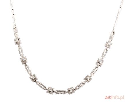 Naszyjnik z diamentami, współczesny