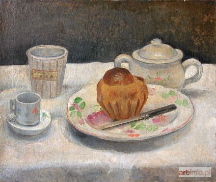 COUBINE Othon (Otakar Kubin dit) | Nature morte a la brioche