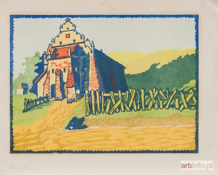 BIELECKI Władysław | Spichlerz w Kazimierzu nad Wisłą, 1925