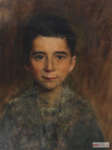 AXENTOWICZ Teodor | Portret chłopca, ok. 1914