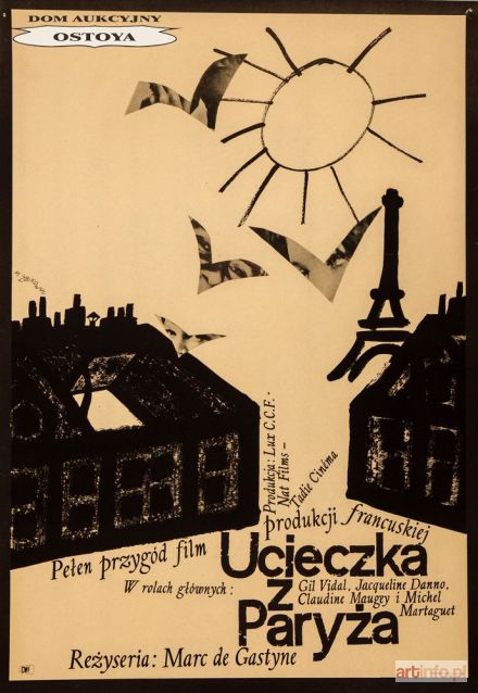 ŻBIKOWSKI Maciej | Plakat do filmu UCIECZKA Z PARYŻA, 1961