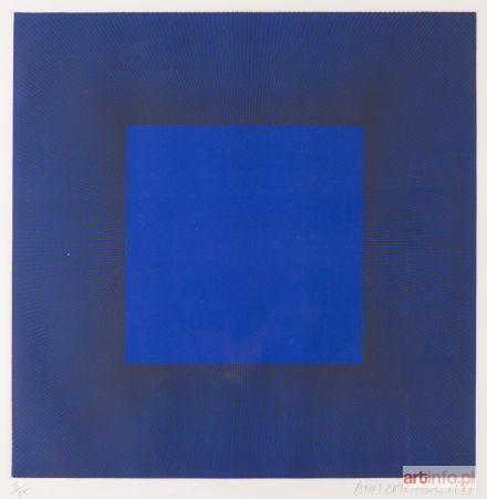 ANUSZKIEWICZ Richard | Blue with Black, 1979 r.