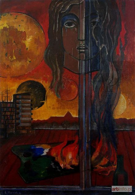 WANIEK Eugeniusz | Płonąca paleta, 1970