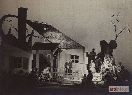 Fotografia ze spektaklu Klątwa, 1947 r.