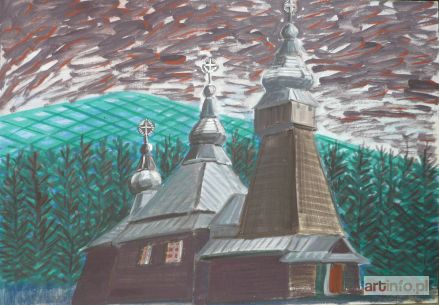 MODZELEWSKI Jarosław | Typowy drewniany kościółek - dawna cerkiewka, 2012