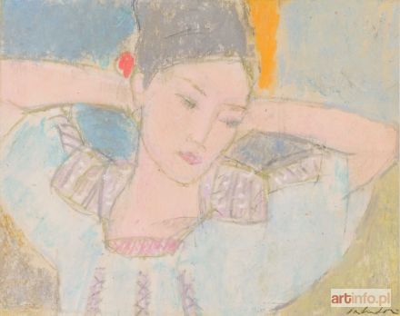 SALVADORI Aldo | Kobieta z niebieskiej bluzce