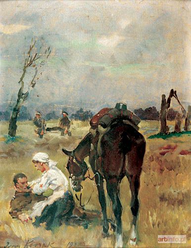 KOSSAK Jerzy | Opatrywanie rannego