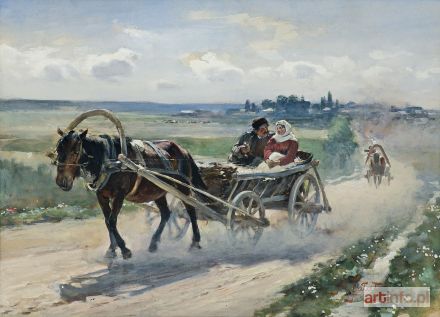 FAŁAT Julian | Z LITWY (W DRODZE), 1890