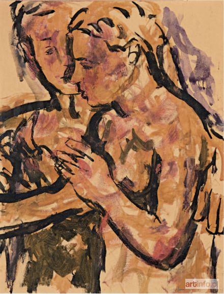 WEINGART Joachim | Le Couple, profils, ok. 1930