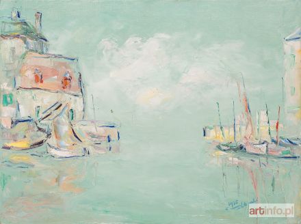 TERLIKOWSKI Włodzimierz | ŁODZIE W PORCIE DINARD, 1936