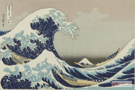 HOKUSAI Katsushika | Wielka fala Kanagawa, z cyklu 36 widoków na górę Fuji