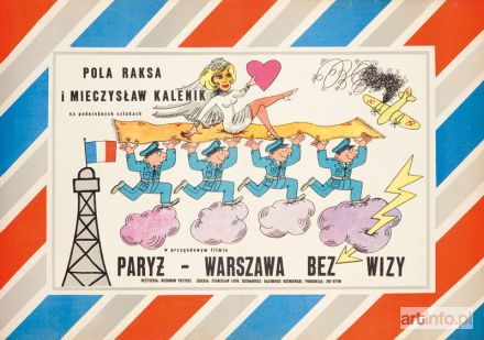 ZAHORSKI Lech | PARYŻ - WARSZAWA BEZ WIZY, 1967 R.