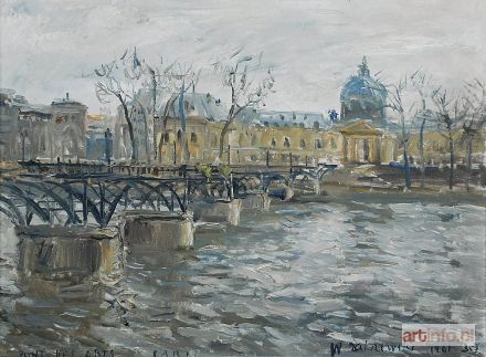 ZAKRZEWSKI Włodzimierz | Pont des Arts w Paryżu, 1961