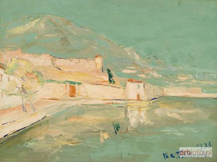 TERLIKOWSKI Włodzimierz | PEJZAŻ Z POŁUDNIOWEJ FRANCJI (ANTIBES?), 1933