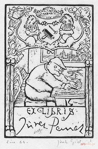 GIELNIAK Józef | Exlibris Jerzego Panka, 1964