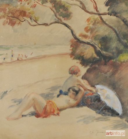 ŻURAWSKI Stanisław | Na plaży - Jastrzębia Góra