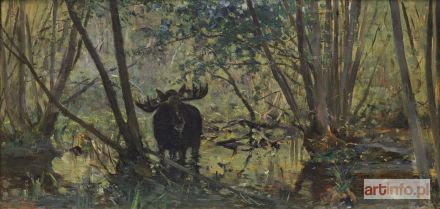 FAŁAT Julian | ŁOŚ NA BAGNISKACH, 1897