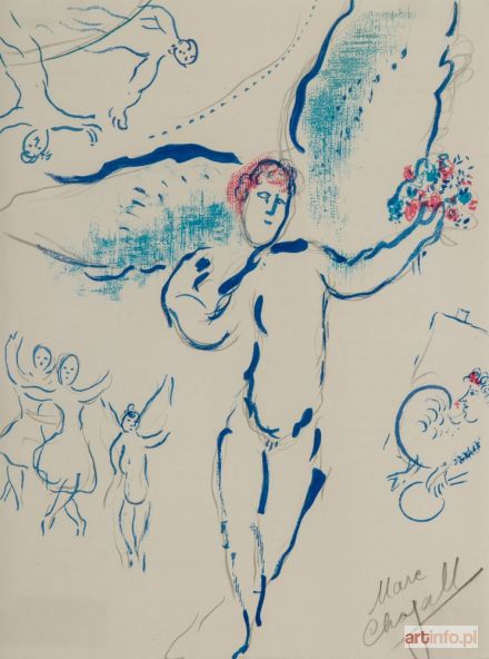 CHAGALL Marc | OGNISTY PTAK, 1965