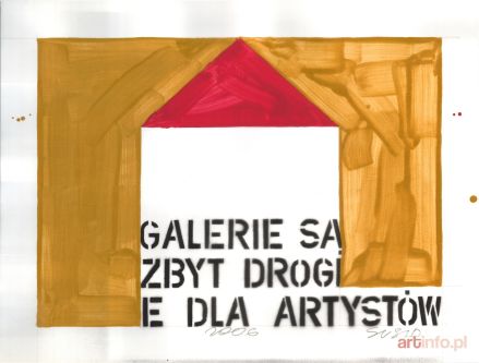 SUSID Paweł | Bez tytułu (galerie są zbyt drogie dla artystów)