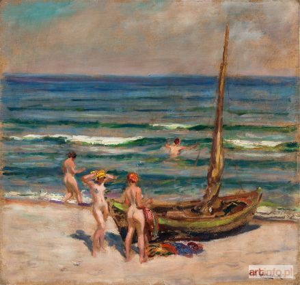 ŻURAWSKI Stanisław | Na bałtyckiej plaży, lata 30.