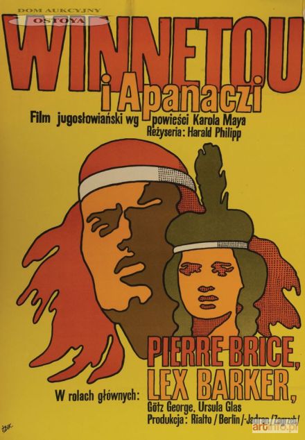 ŻBIKOWSKI Maciej | Plakat do filmu WINNETOU I APANACZI, 1966