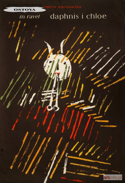 ŚWIERZY Waldemar | Plakat do przedstawienia DAPHNIS I CHLOE Maurice`a Ravela, 1966