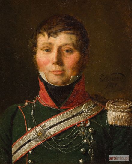 NORBLIN de la GOURDAINE Jan Piotr | Portret kapitana 1. Pułku Szaserów, 1818 r.