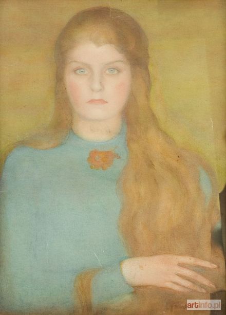 KOTARBIŃSKI Mieczysław | Portret Janiny Małgorzaty Lorentowicz-Janczar, 1942 r.