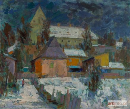 ARCT Eugeniusz | WIDOK ZIMOWY MIASTECZKA, 1967