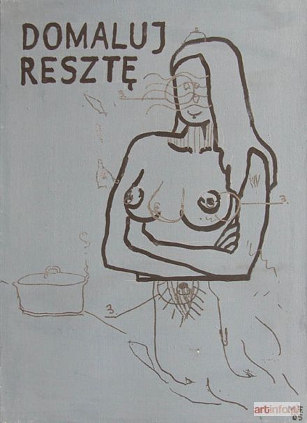 FIREK Marek | Popiersie - domaluj resztę, 2005