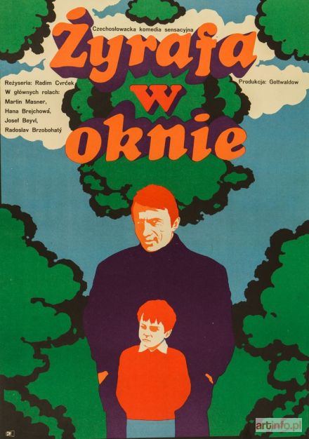 MOSIŃSKI Marek | Plakat do filmu ŻYRAFA W OKNIE, 1969