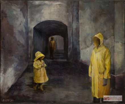 OROŃ Adam | Three yellow raincoats, 2015 r.