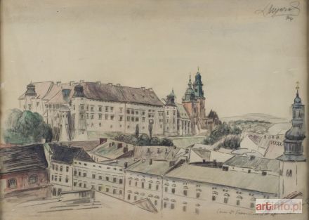 WYCZÓŁKOWSKI Leon | Widok na Wawel