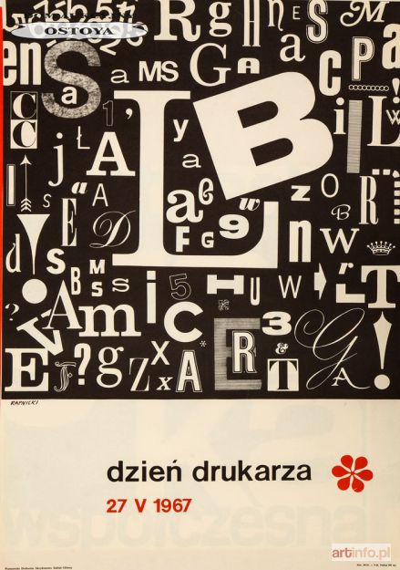 RAPNICKI Janusz | Plakat DZIEŃ DRUKARZA, 1967