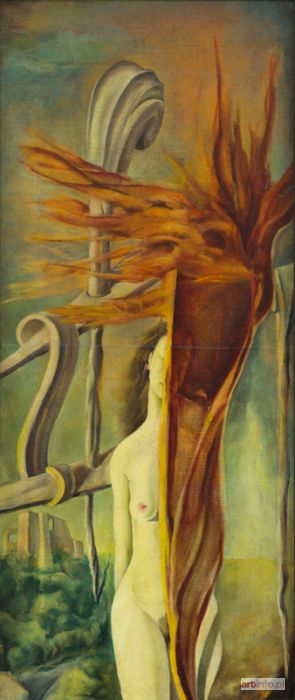 KOZAKIEWICZ Henryk | Kompozycja surrealistyczna z aktem, 1968 r.