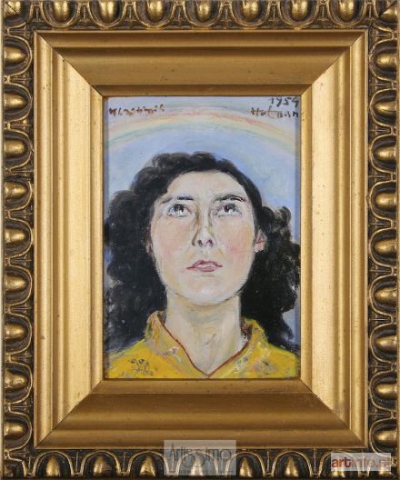 HOFMAN Wlastimil | Portret z tęczą, 1954