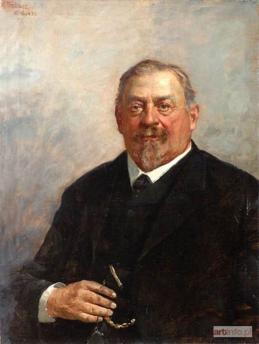 TRĘBACZ Maurycy | PORTRET MĘŻCZYZNY, 1893