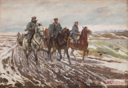 TURNAU Jerzy | Patrol konny Legionów Polskich, 1918 r.