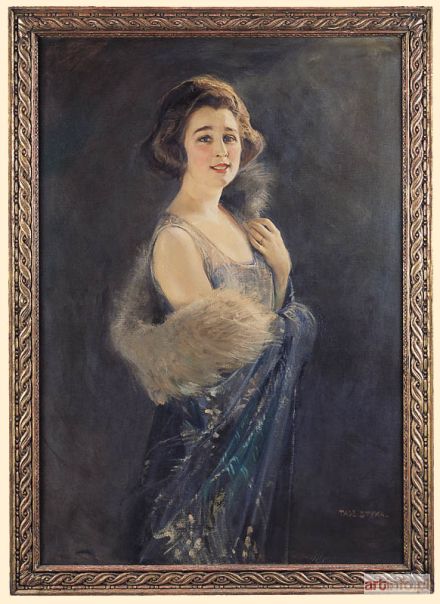 STYKA Tadeusz | PORTRET DAMY W ETOLI, po 1940