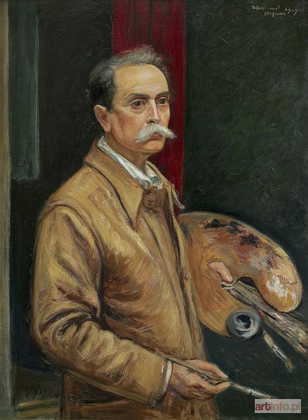 HOFMAN Wlastimil | AUTOPORTRET Z PALETĄ, 1939