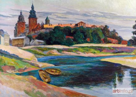 RUBCZAK Jan (Dubczak) | Widok na Wawel, ok. 1930