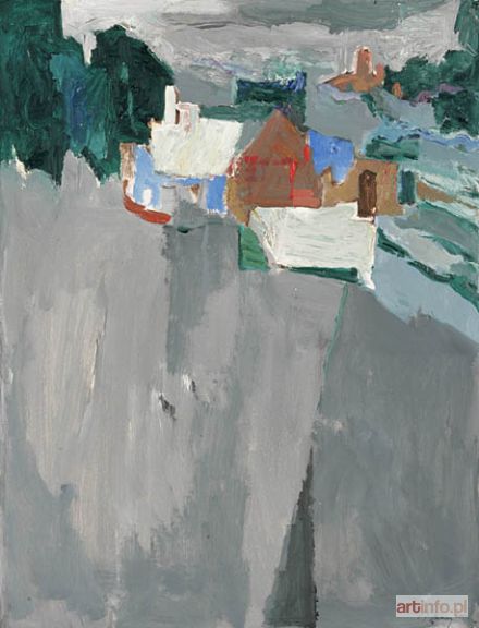 ŚWIECIMSKI Jerzy | Pejzaż z szarym polem, 2000 r.