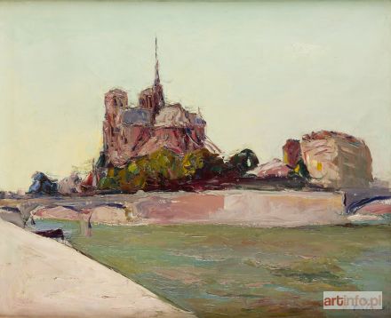 TERLIKOWSKI Włodzimierz | Widok na Île de la Cité w Paryżu, 1929 r.