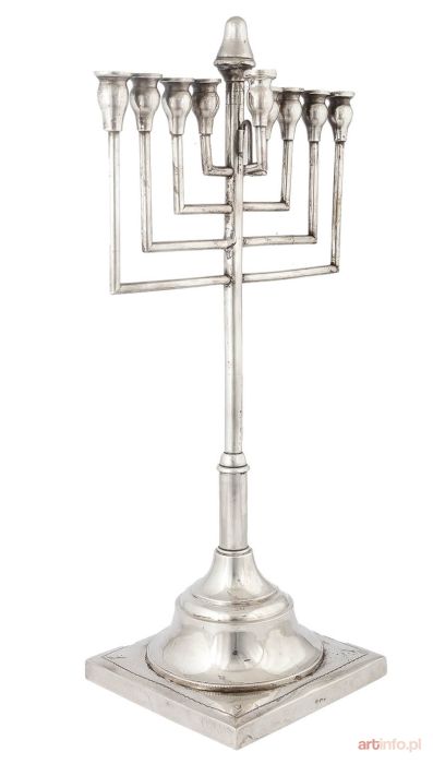 Świecznik chanukowy, Kraków, l. 1920–1939