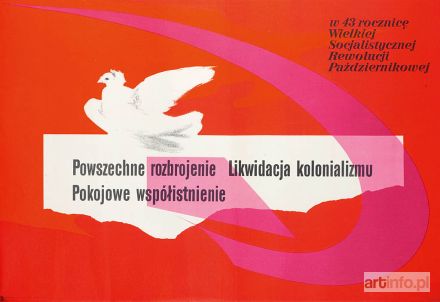 ARTYSTA nieokreślony | POWSZECHNE ROZBROJENIE, LIKWIDACJA KOLONIALIZMU, POKOJOWE WSPÓŁISTNIENIE, 1960 R.