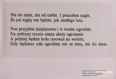 SASNAL Wilhelm | Południe nieba, 2003 r.