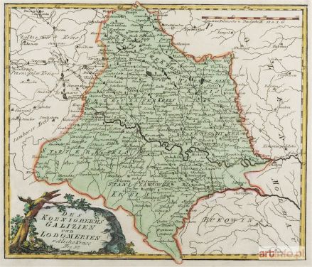 REILLY Franz Johann Joseph von | Mapa Galicji i Lodomerii