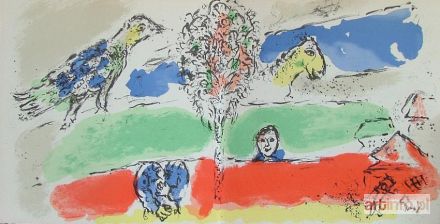 CHAGALL Marc | Zielona rzeka. Le Fleuve vert, 1974